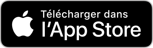 Télécharger l'application via l'App Store